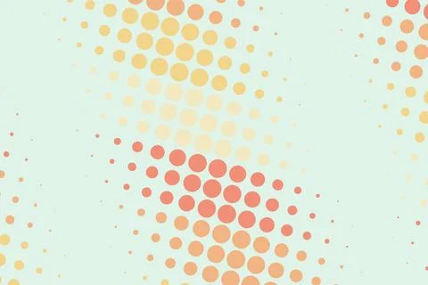 Abstract colorful dot pattern on light background Stock Photos