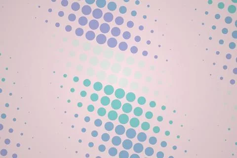 Abstract colorful dot pattern on light background Stock Photos