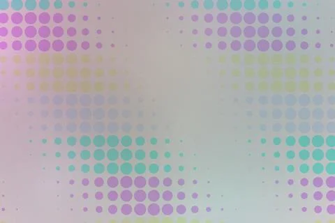 Abstract colorful dot pattern on light background Stock Photos