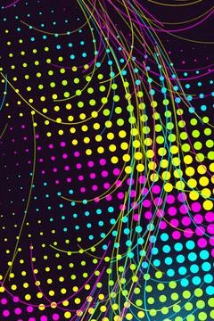 Abstract Colorful Dot Pattern Stock Photos