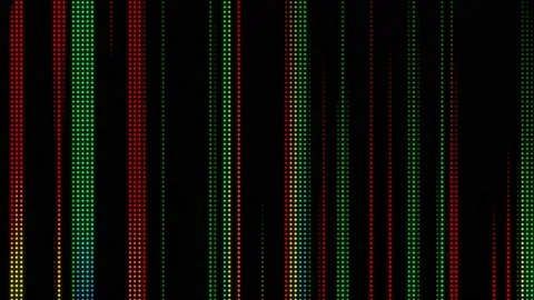 Abstract colorful dots line motion background Stock Footage 194433997