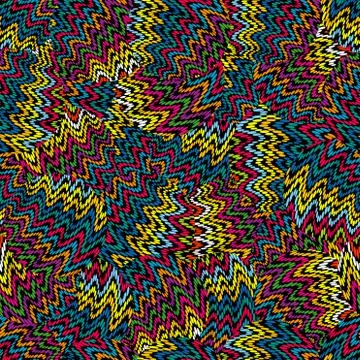 Abstract colorful dots patchwork seamless background Illustrazione stock