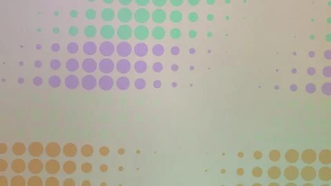 Abstract colorful dots pattern on light background Stock Illustration