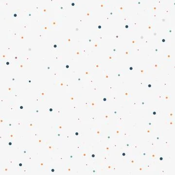 Abstract of colorful dots pattern spread background. Stock Illustration