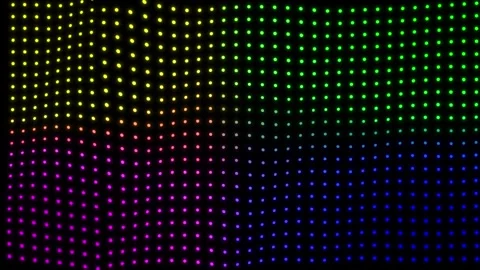 Abstract colorful dots wave animation background Vídeos de archivo 292979559