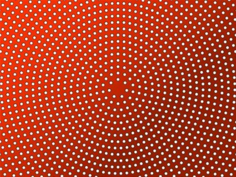 Abstract colorful dotted background. Halftone radial pattern. Vector Stock Illustration