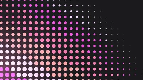 Abstract colorful dotted pattern on black background Stock Illustration