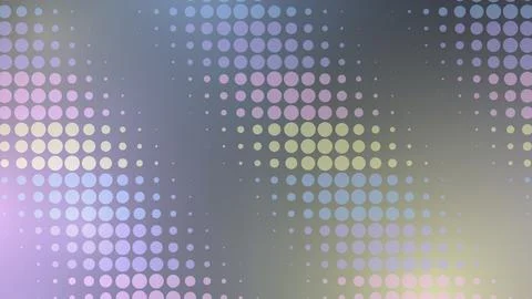 Abstract colorful dotted pattern on a dark background Stock Illustration