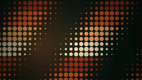 Abstract colorful dotted pattern on dark background Stock Illustration