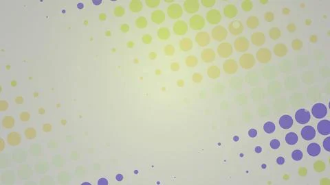 Abstract colorful dotted pattern on a light background Stock Illustration