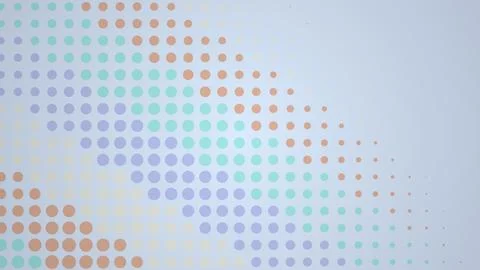 Abstract colorful dotted pattern on light background 스톡 일러스트