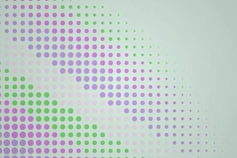 Abstract colorful dotted pattern on light background Stock Photos