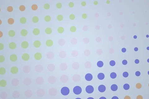 Abstract colorful dotted pattern on light background Stock Photos