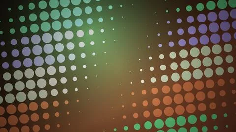 Abstract colorful dotted pattern with vibrant circles Stock Illustration
