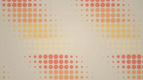 Abstract colorful dotted pattern with warm tones Stock Illustration