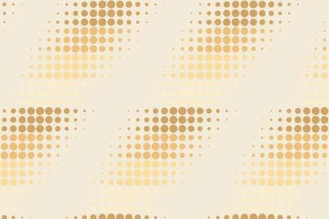 Abstract colorful dotted pattern with yellow and gray shades Stock Illustration