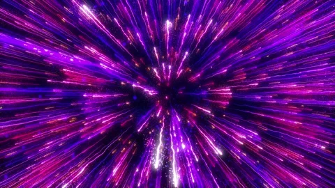Abstract colorful dust explosion of particles, movement of glowing particles 動画素材 248700138