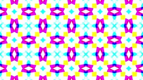 Abstract colorful Dynamic shapes, 2d animation kaleidoscope Graphic design Video stock 255633192