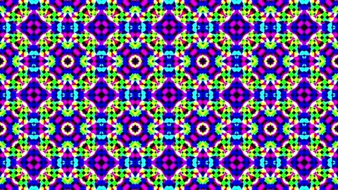 Abstract colorful Dynamic shapes, 2d animation kaleidoscope Graphic design Stock Footage 255633615