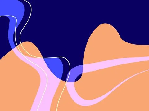 Abstract colorful dynamic shapes pattern background, perfect for modern des.. Stockillustratie