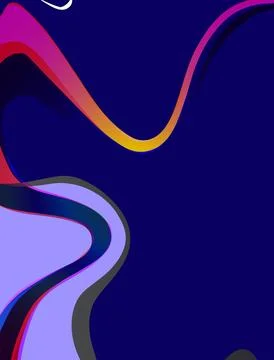 Abstract colorful dynamic shapes pattern background, perfect for modern des.. Illustrazione stock