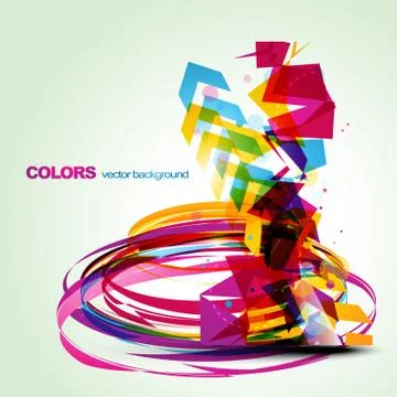 Abstract colorful eps10 vector design Illustrazione stock