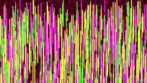Abstract colorful equalizer music visualization of dynamic digital sound wave Stock Footage 335518909