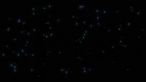 Abstract colorful explosion on a black background, shiny and glowing particles Stock Footage 213685200