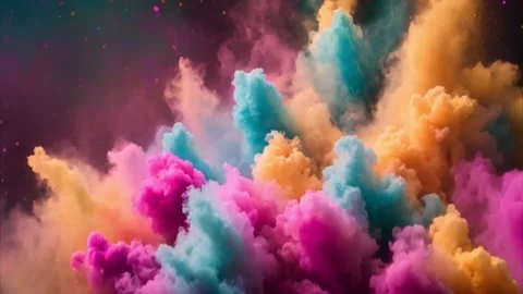 Abstract Colorful Explosion Vídeos de archivo 284572685