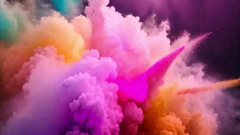 Abstract Colorful Explosion Vídeos de archivo 284572774