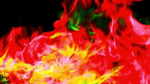 Abstract colorful fire Stock Illustration