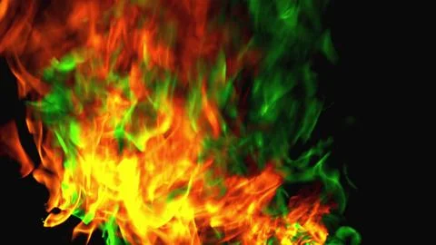 Abstract colorful fire Stock Illustration