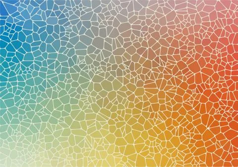 Abstract colorful flat geometric background Stock Illustration