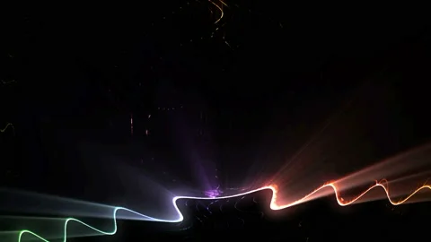 Abstract Colorful Flickering Background Stock Footage 223484348