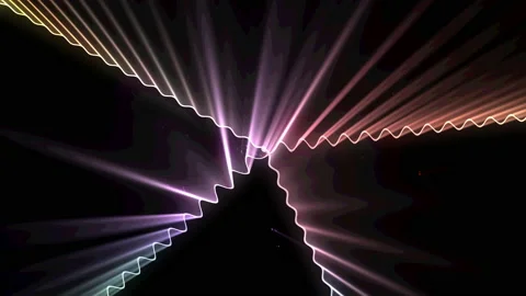 Abstract Colorful Flickering Background Stock Footage 223494426