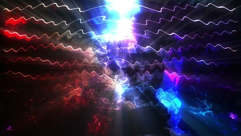 Abstract Colorful Flickering Background Stock Footage 223507584