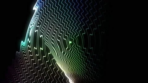 Abstract Colorful Flickering Background Stock Footage 223512561