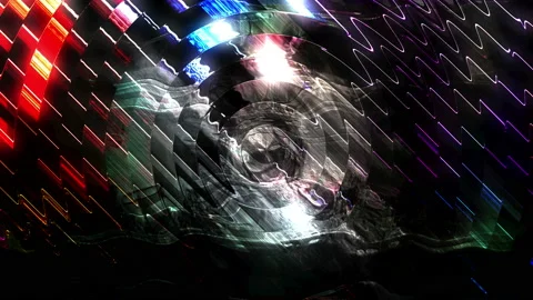 Abstract Colorful Flickering Background Stock Footage 223518137