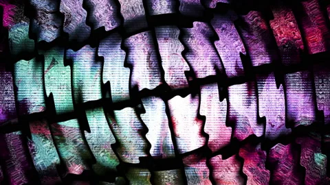 Abstract Colorful Flickering Background Stock Footage 223528995