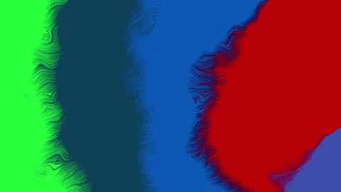 Abstract Colorful Flowing Paint Loop Stock Footage 194486248