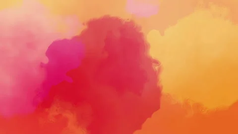 Abstract Colorful Flowing Paint Loop Stock Footage 194487424