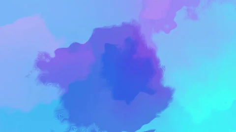 Abstract Colorful Flowing Paint Loop Stock Footage 194487729
