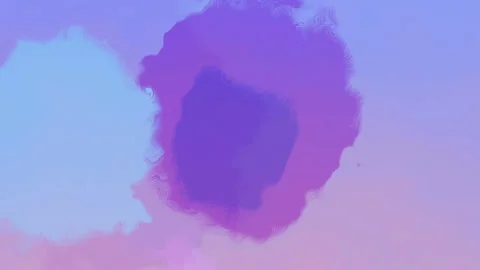 Abstract Colorful Flowing Paint Loop Stock Footage 194487996