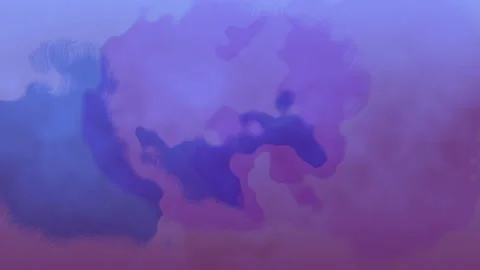 Abstract Colorful Flowing Paint Loop Stock Footage 194488237