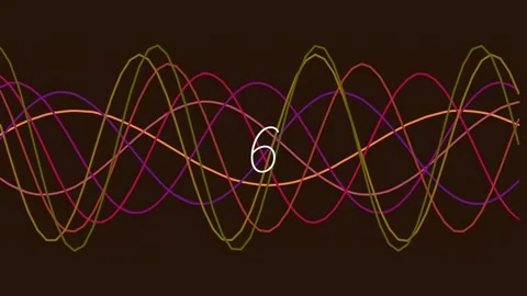 Abstract colorful flowing wavy lines pattern background for vibrant motion .. Stock Footage 342116789