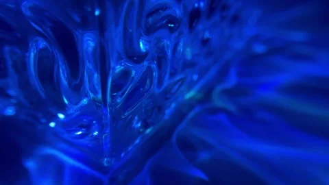 Abstract colorful fluid background with flowing light patterns and smooth motion Video stock 326336231