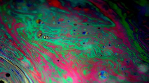 Abstract colorful fluid background of vibrant neon colors and patterns Stock Footage 95481259