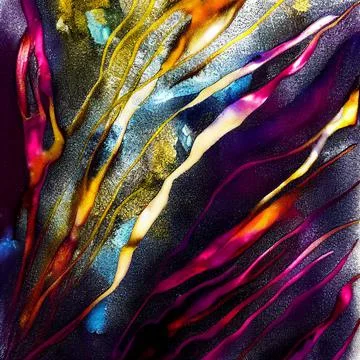 Abstract colorful fluid design. Stockillustratie