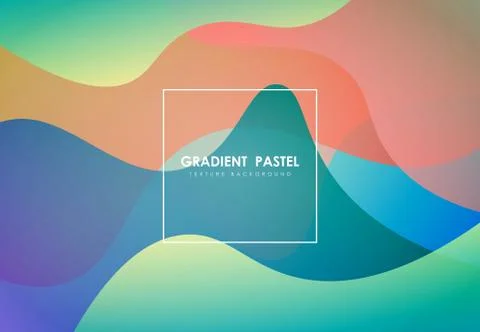 Abstract colorful fluid element artwork pattern of trendy style background. 스톡 일러스트