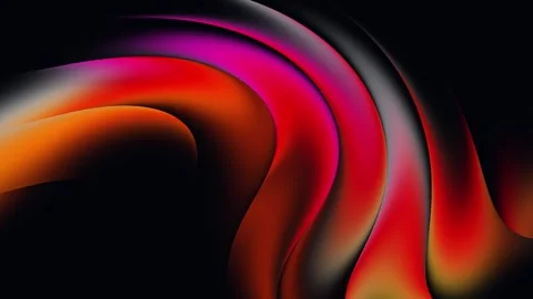 Abstract Colorful Fluid Gradient Flow Background Loop 4K Stock Footage 340876616